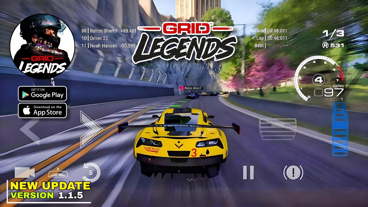 GRID Legends Mobile Gameplay | Corvette C7R Max Graphics🔥