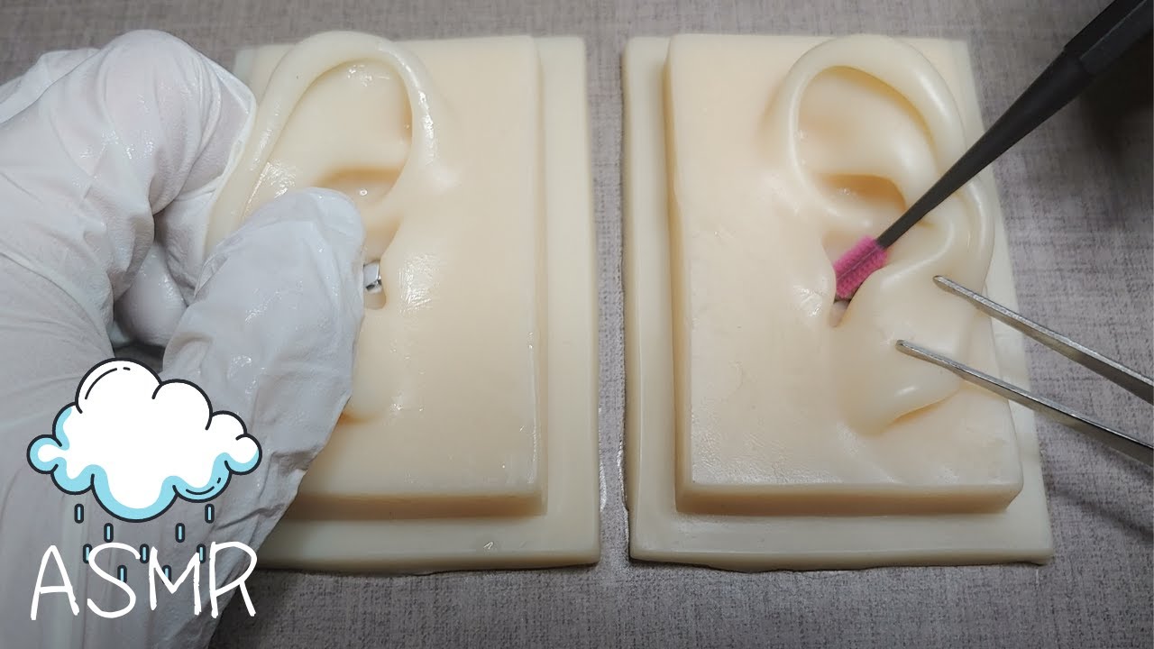 ASMR 빗소리와 함께 귀청소 | Ear Cleaning Rainy Day