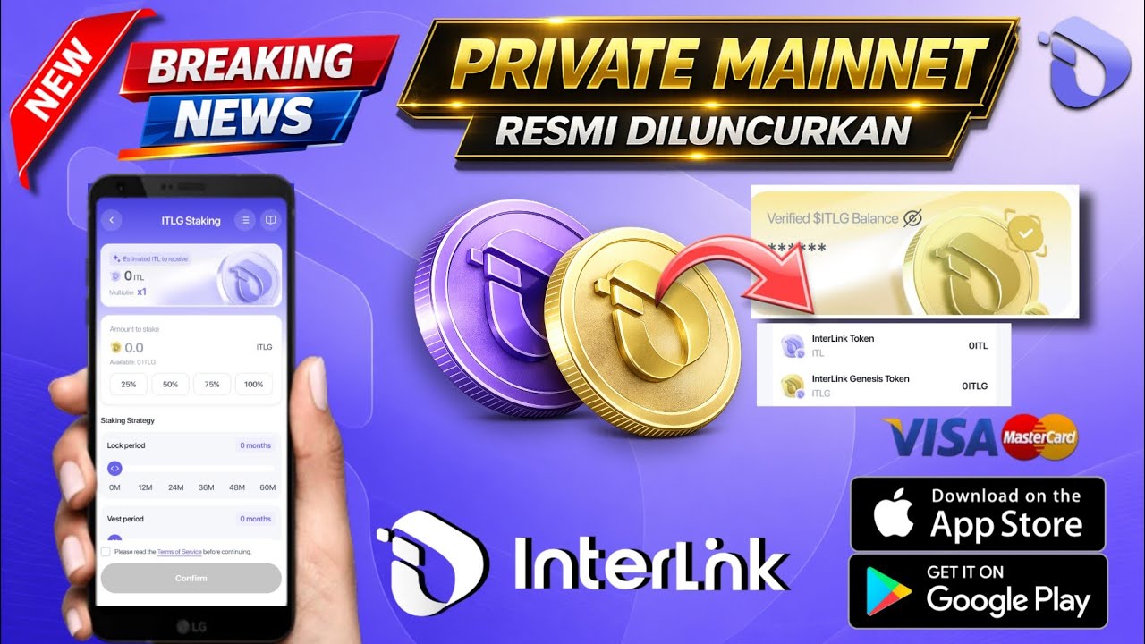 🚨 BREAKING NEWS! InterLink Private Mainnet Sudah di luncrukan !! - MIGRASI - STAKING vITLG - ITLG