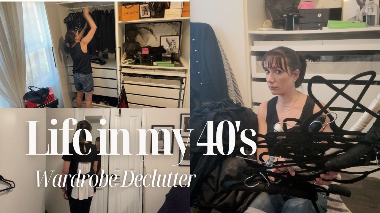 Wardrobe Declutter to reduce anxiety and overwhelm and create calm. Realistic & Chatty