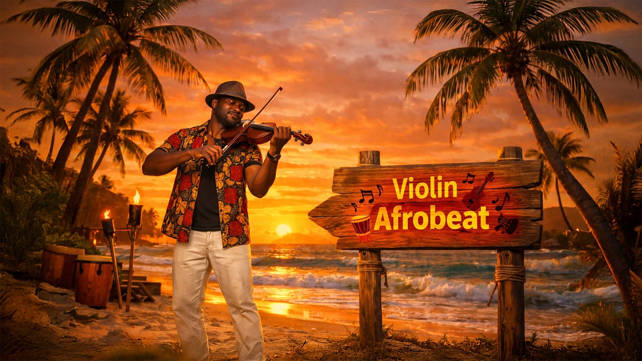 Violin x Afrobeat 🎻 Afrobeat Violin Instrumental Groove (Strings Attached)