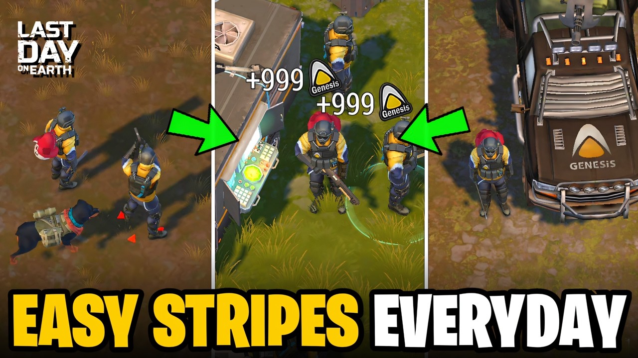 Do This EVERY DAY!? Easy Genesis Stripes in Operation Purge Event - Last Day on Earth: Survival