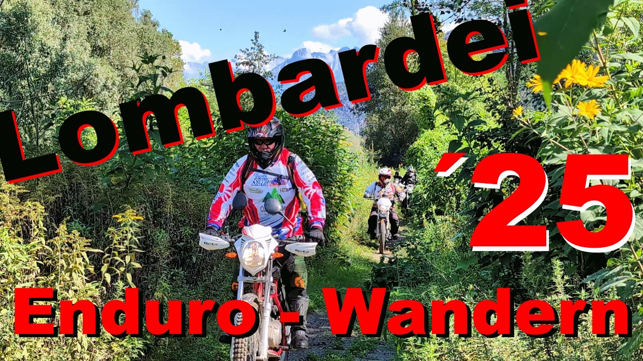 Endurowandern in der Lombardei - Großer, legaler Offroadspaß