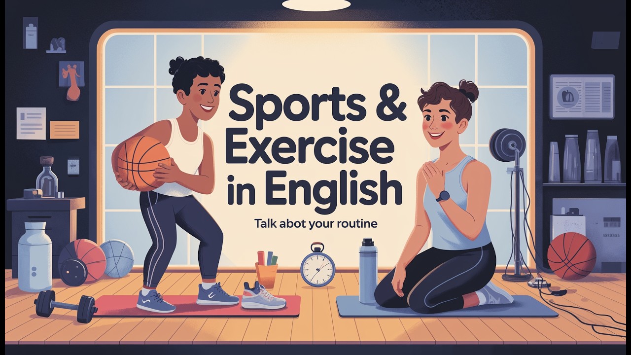 Talking About Sports in English 🏀 | Exercise & Fitness Conversation (A2–B1)