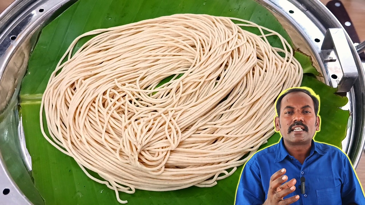 கை வலிக்க பிழிஞ்சு கஷ்டப்பட வேண்டாம் 😲🔥Idiyappam Recipe in Tamil | How to make Idiyappam in Tamil 