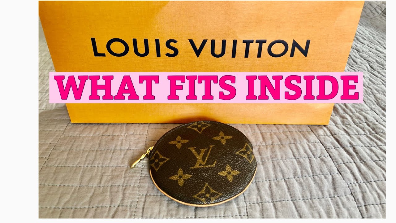 LOUIS VUITTON ROUND COIN PURSE + WHAT FITS INSIDE 🤩