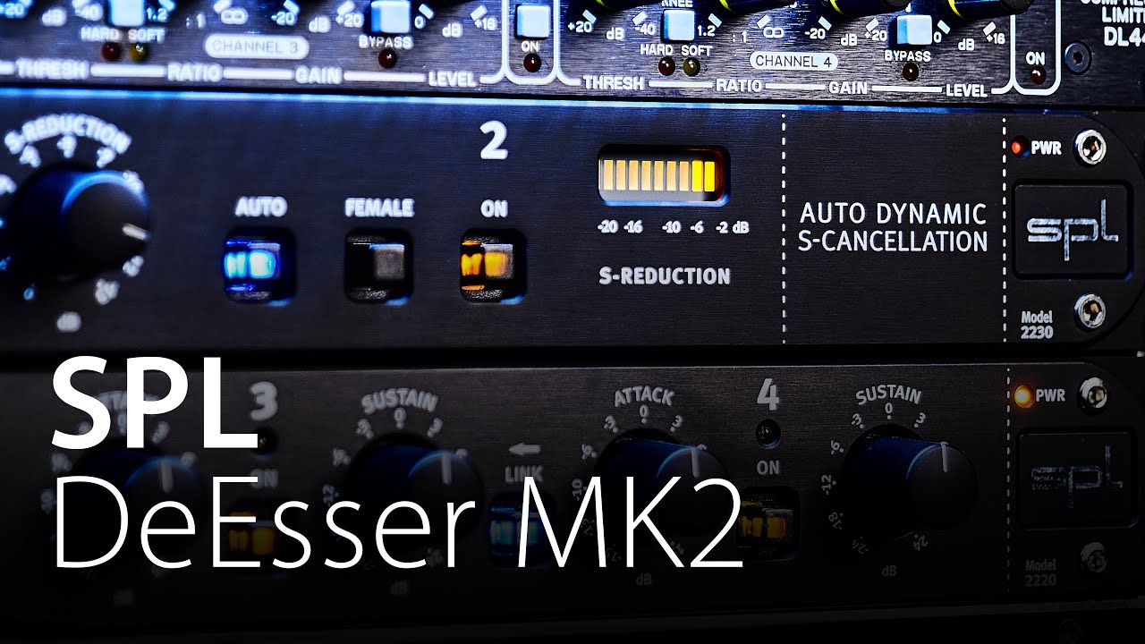 Master Harshness On Every Audio Signal | SPL DeEsser MK2