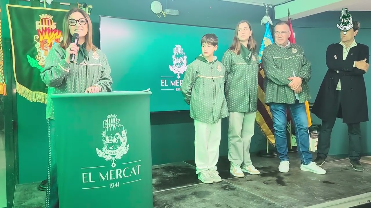 Inauguració del nou casal de la falla El Mercat d'Alzira