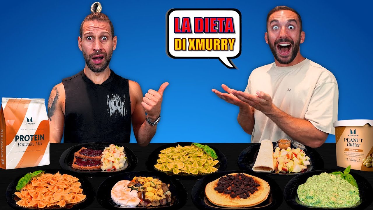 MANGIO COME @xMurry   in un giorno! - (24 ore di cibo in 1 pasto) - RISATE ASSICURATE