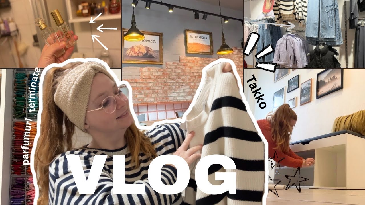 Vlog | Haul Takko cu reduceri | Aurora boreală Germania | Parfumuri terminate, organizare birou 