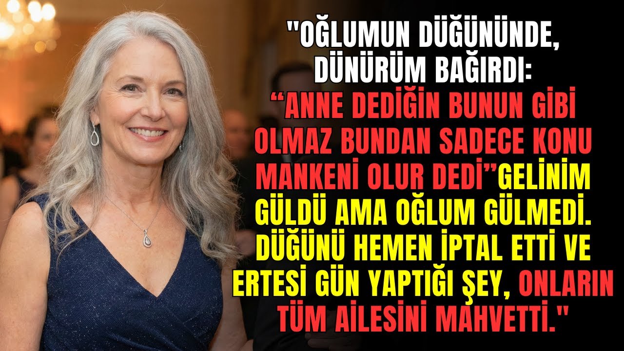 Oğlumun düğününde aşağılandı  Ertesi gün, bir karar ailesini yok etti