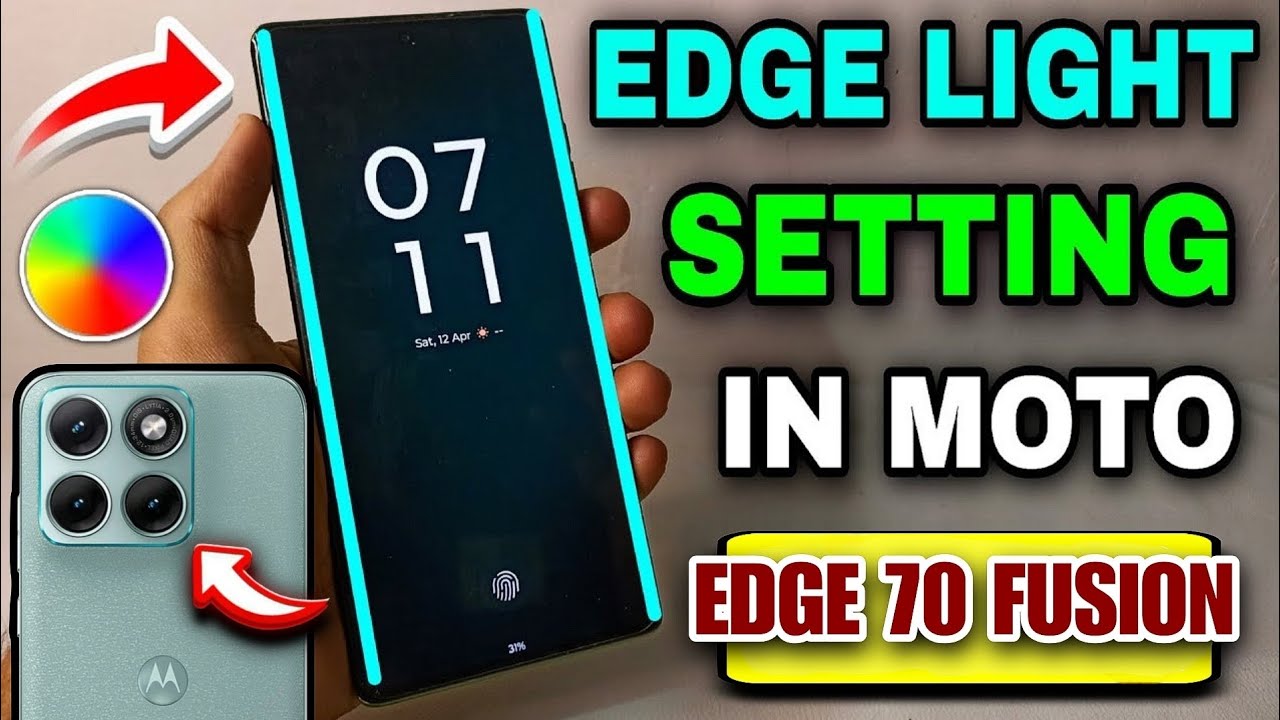 Motorola Edge 70 Fusion Edge Lighting Settings | Moto Edge 70 Fusion Edge Lighting