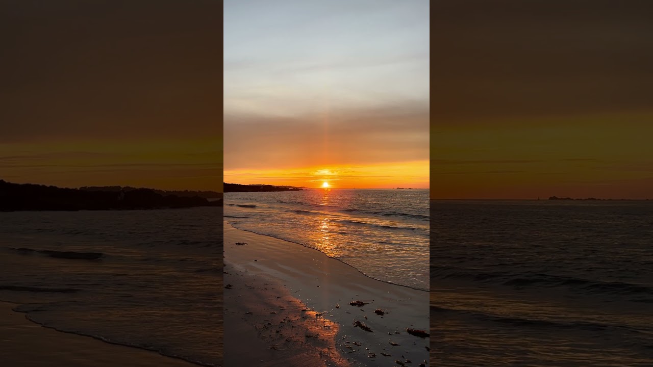 #sunset #goldenhour #beach #ocean #cotesdarmor #bretagne