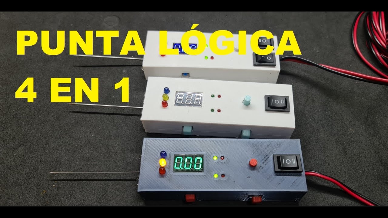 Punta Lógica 4 En 1 Con Inyector De Pulsos Con Sistema Anti-Cortocircuitos