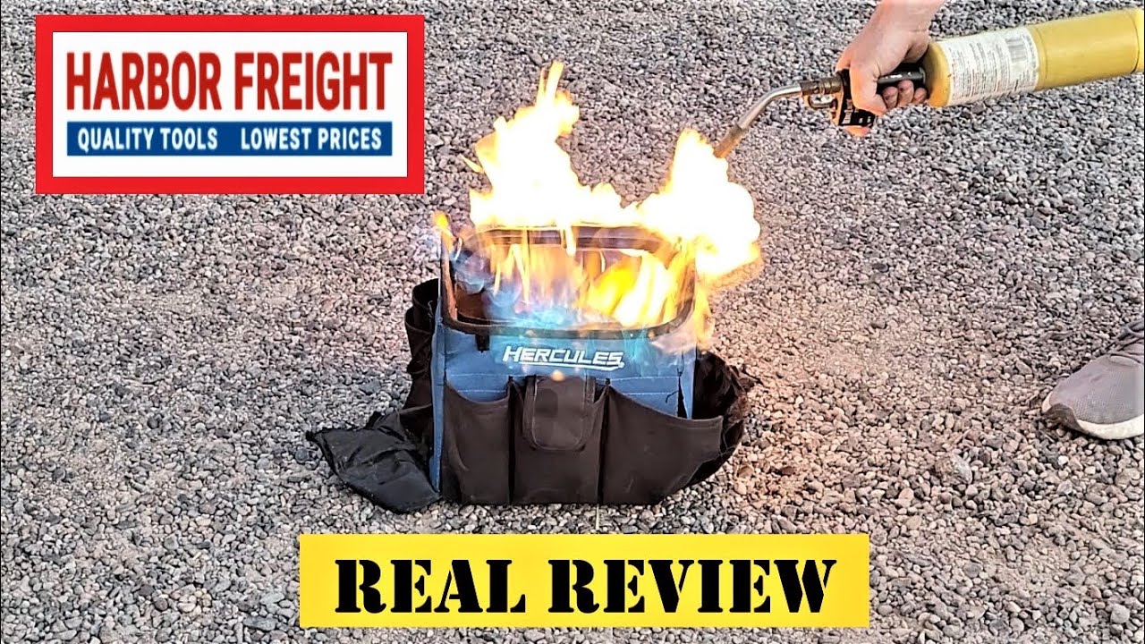 Hercules 10in Tool tote 1 Year Review Item Number 64658 Harbor Freight #VENDINGMACHINESMASH