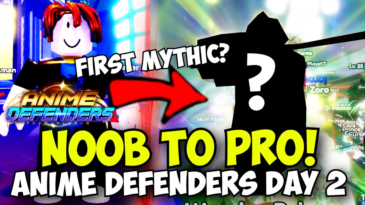 [Day 2] Can We Get our FIRST MYTHIC? Noob To Pro Anime Defenders!