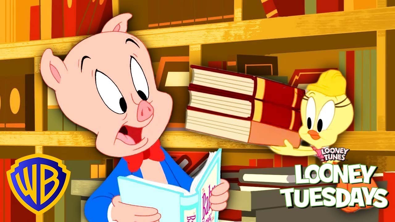 Looney Tunes in the Library! 📚🐷 | Looney Tuesdays | @wbkids​