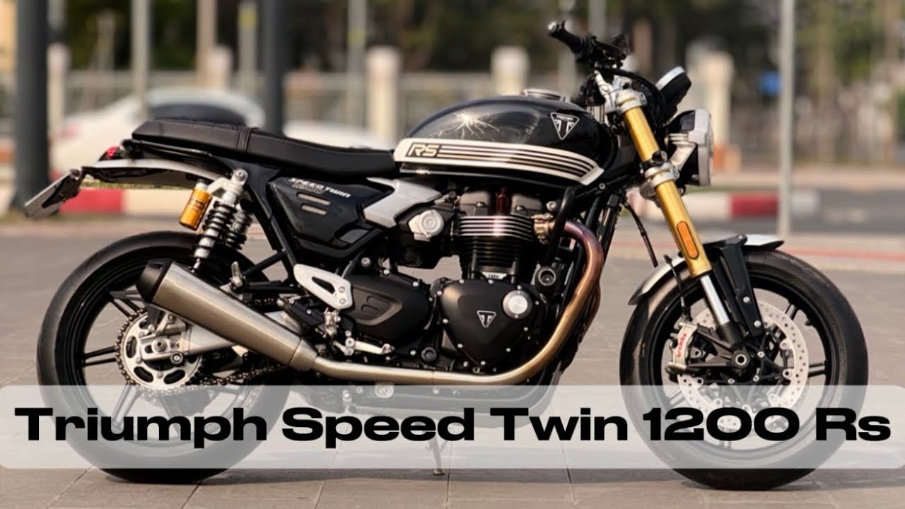 Cần bán Triumph Speed Twin 1200 RS 2025 siêu cọp với odo chuẩn chỉ 1450 KM 