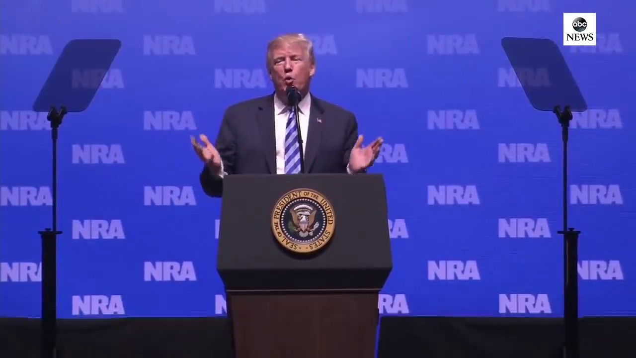 Pres. Donald Trump gives remarks at the NRA Leadership Forum in Dallas | ABC News
