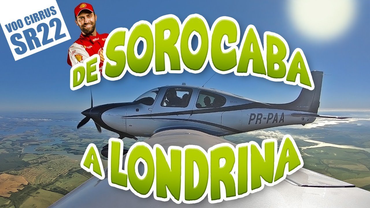 VOO DE SOROCABA A LONDRINA - CIRRUS SR22 - ÁTILA ABREU