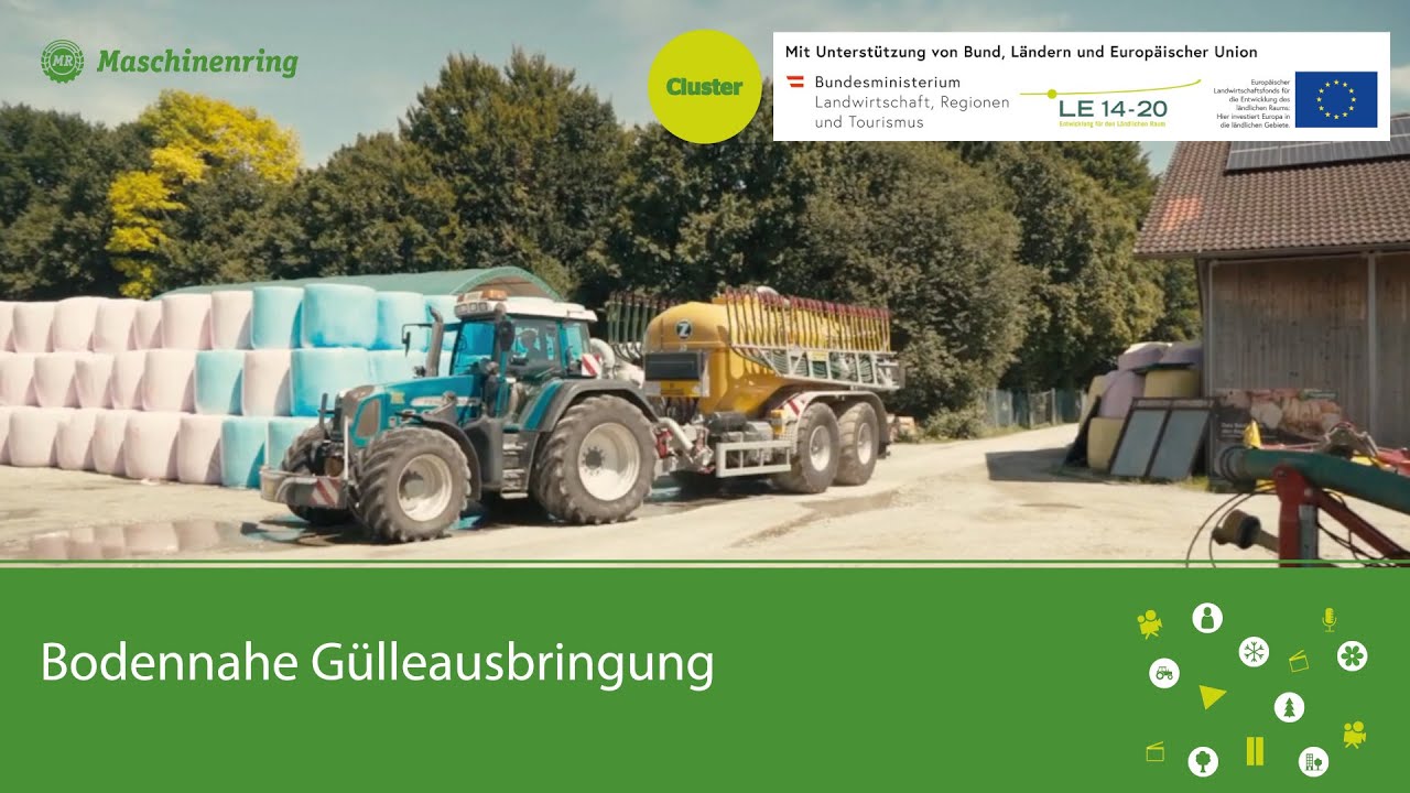 Bodennahe Gülleausbringung - Maschinenring Salzburg