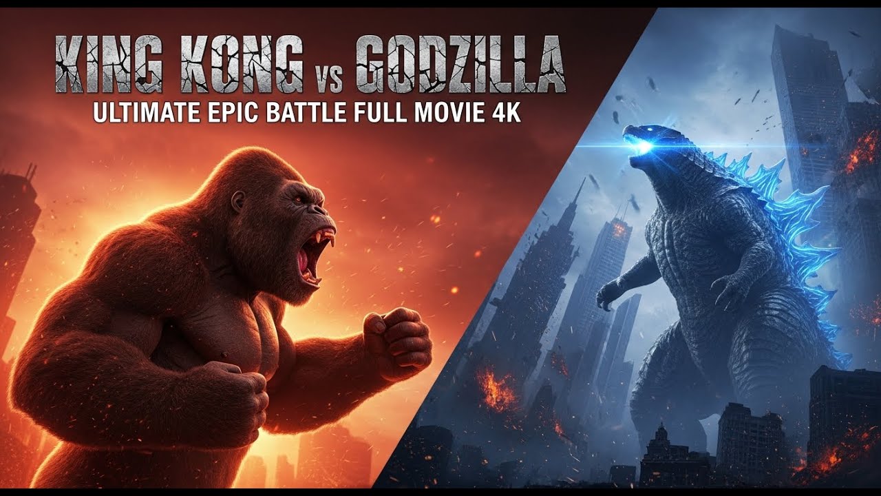UNLEASHED: King Kong vs Godzilla – Ultimate Epic Battle Full Movie 4K Experience!