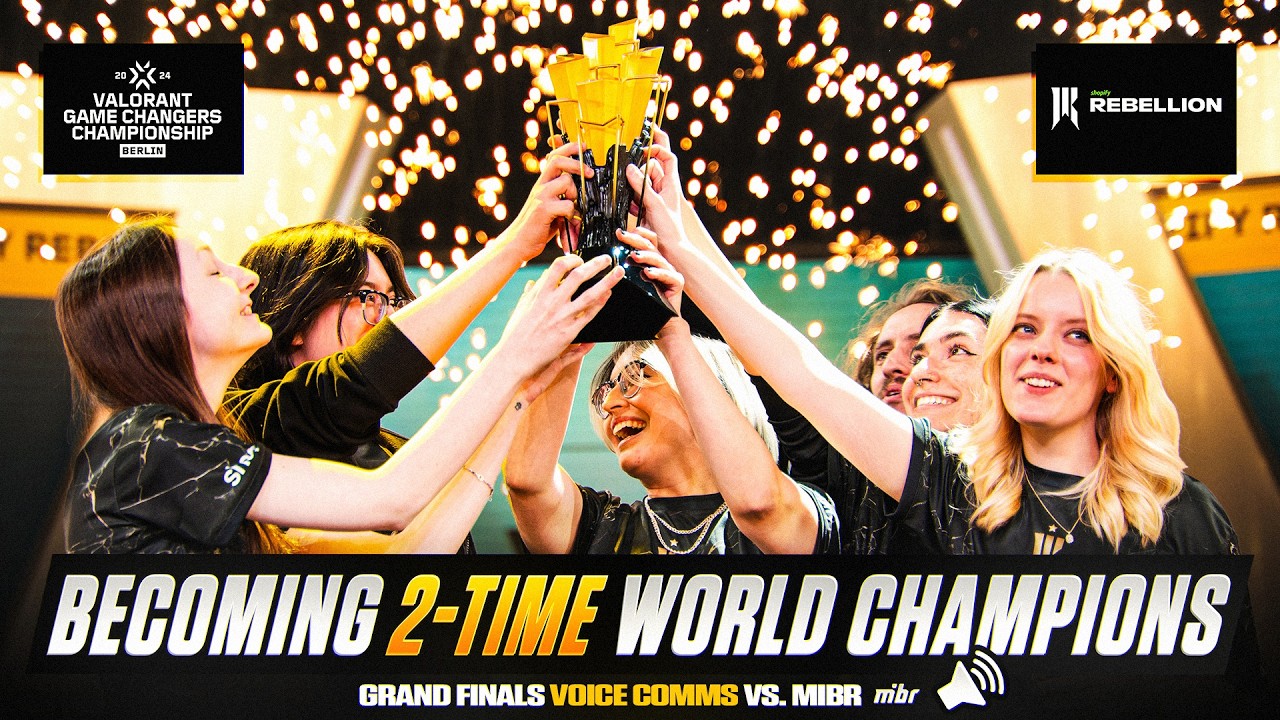 How it sounds to win the VCT Game Changers Championship, again | Shopify Rebellion vs MIBR