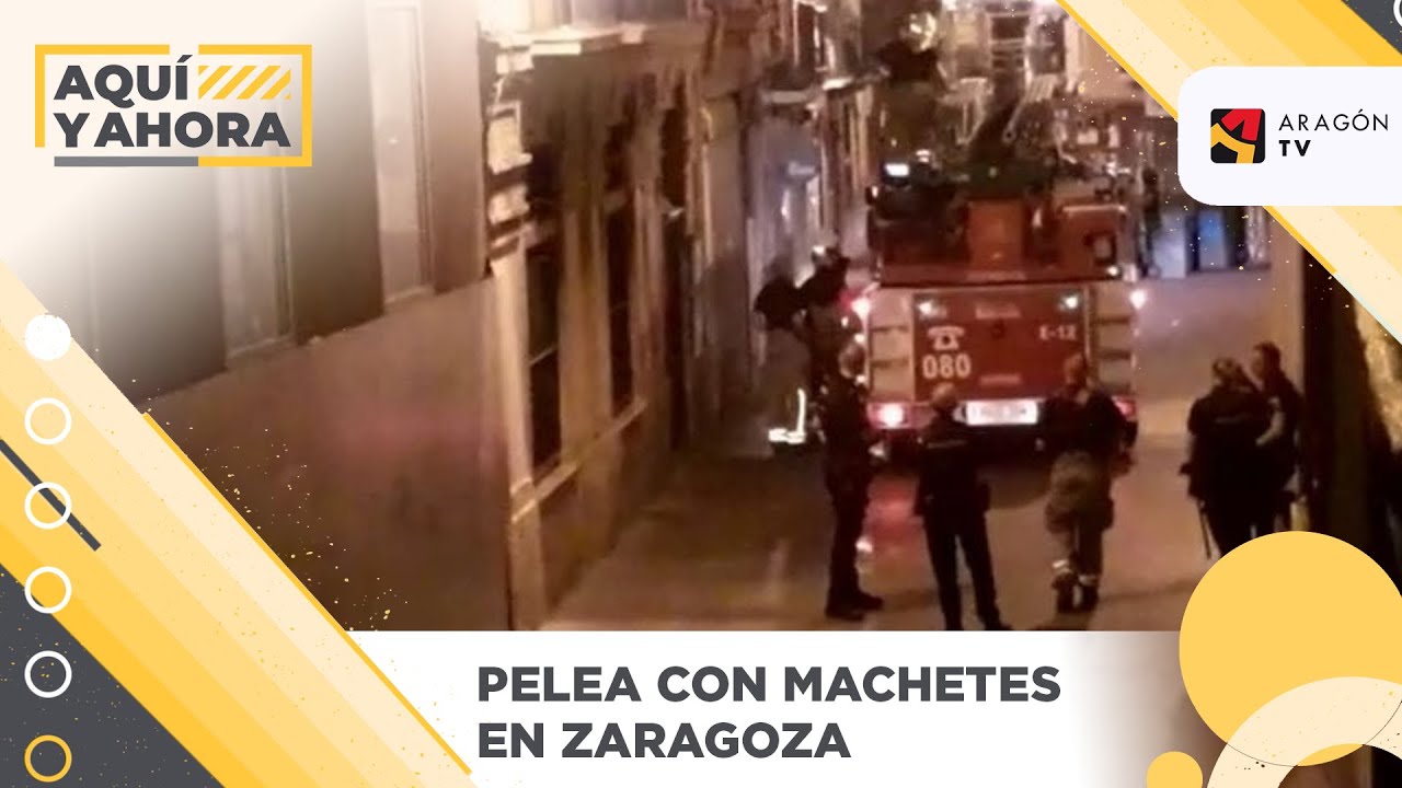 Pelea con machetes en Zaragoza
