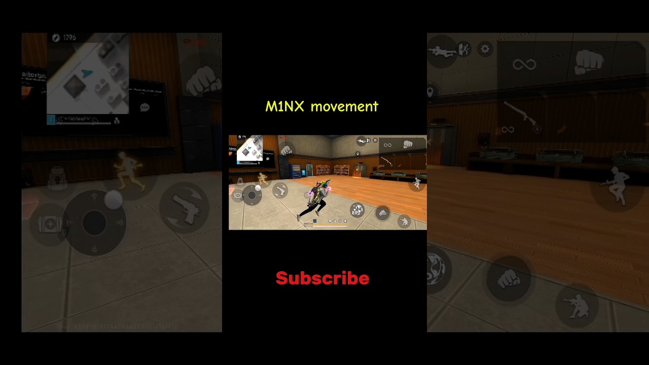 👉😘M1nx movement trick 😗🌍🎮.👈#freefire #m1nx #shorts#vairal