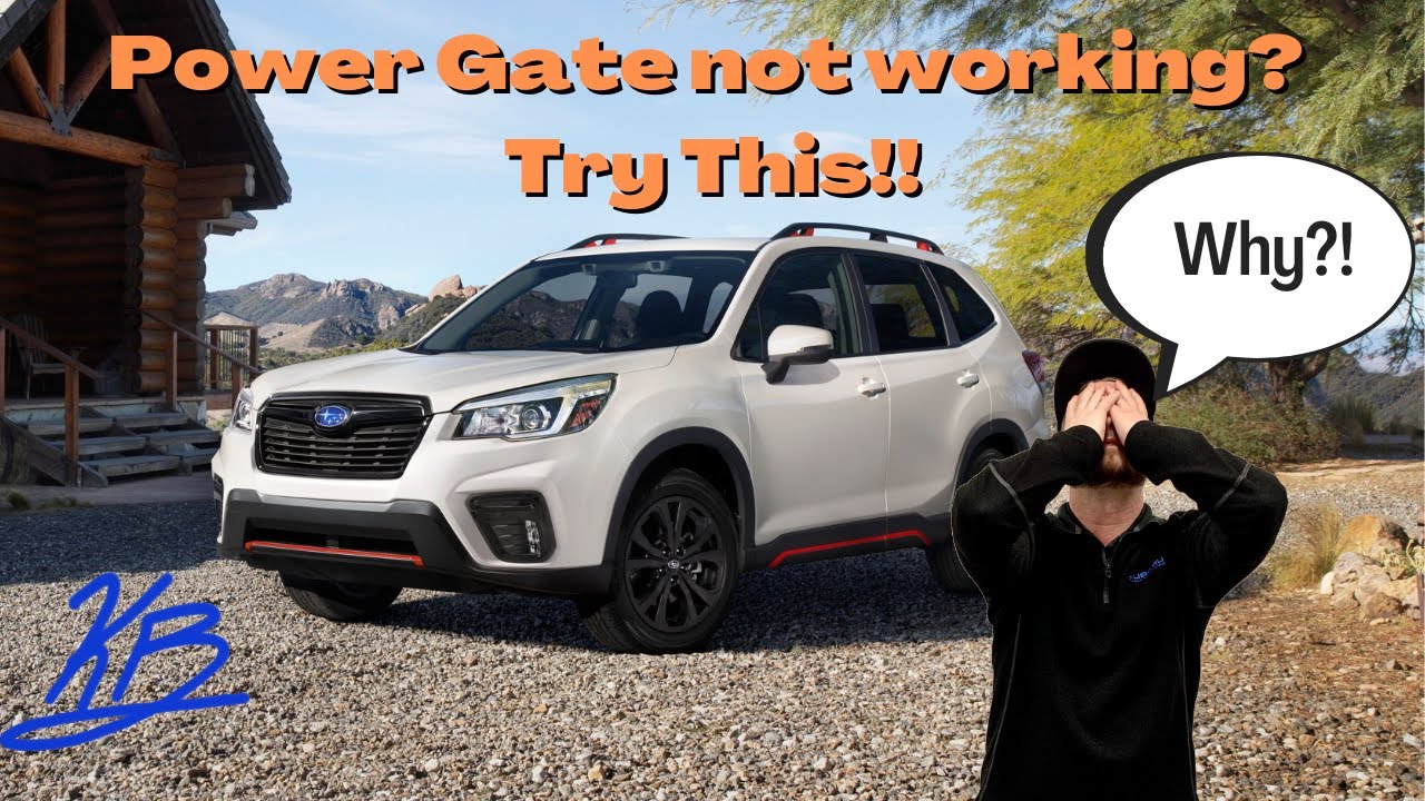 Не работает электропривод задней двери Subaru? *ИСПРАВЛЕНИЕ*