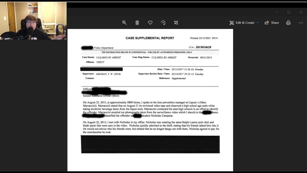April 1st, 2021 Goblin Live Stream (Reviewing Criminal Record)