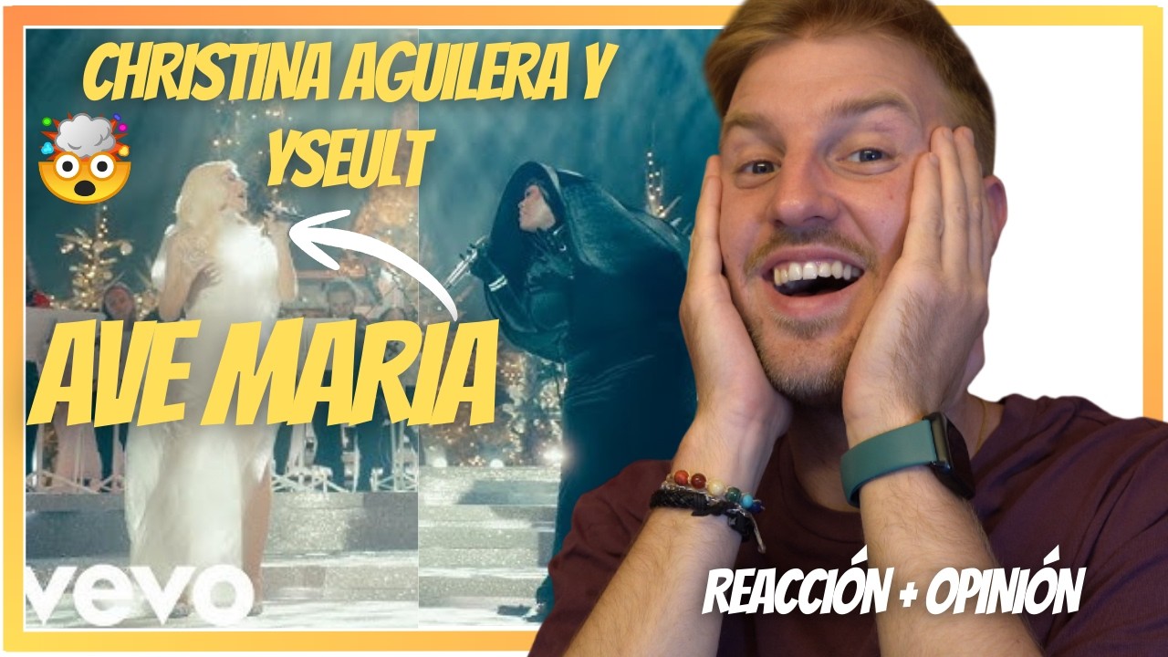 *REACCIÓN* Christina Aguilera, Yseult - Ave Maria (Live from the Eiffel Tower - Official Video)