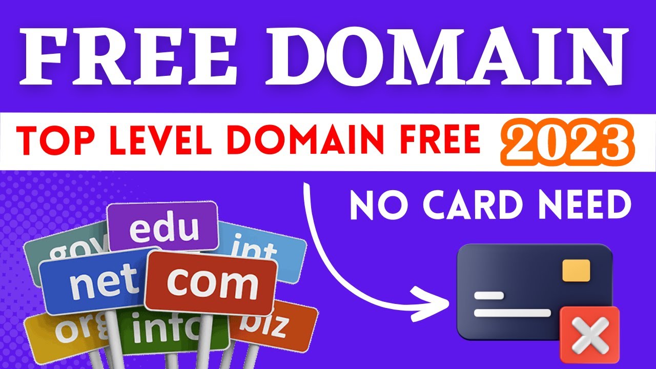 How to Get Free Top Level Domain | Free Top Level Domain 2023| Free Domain