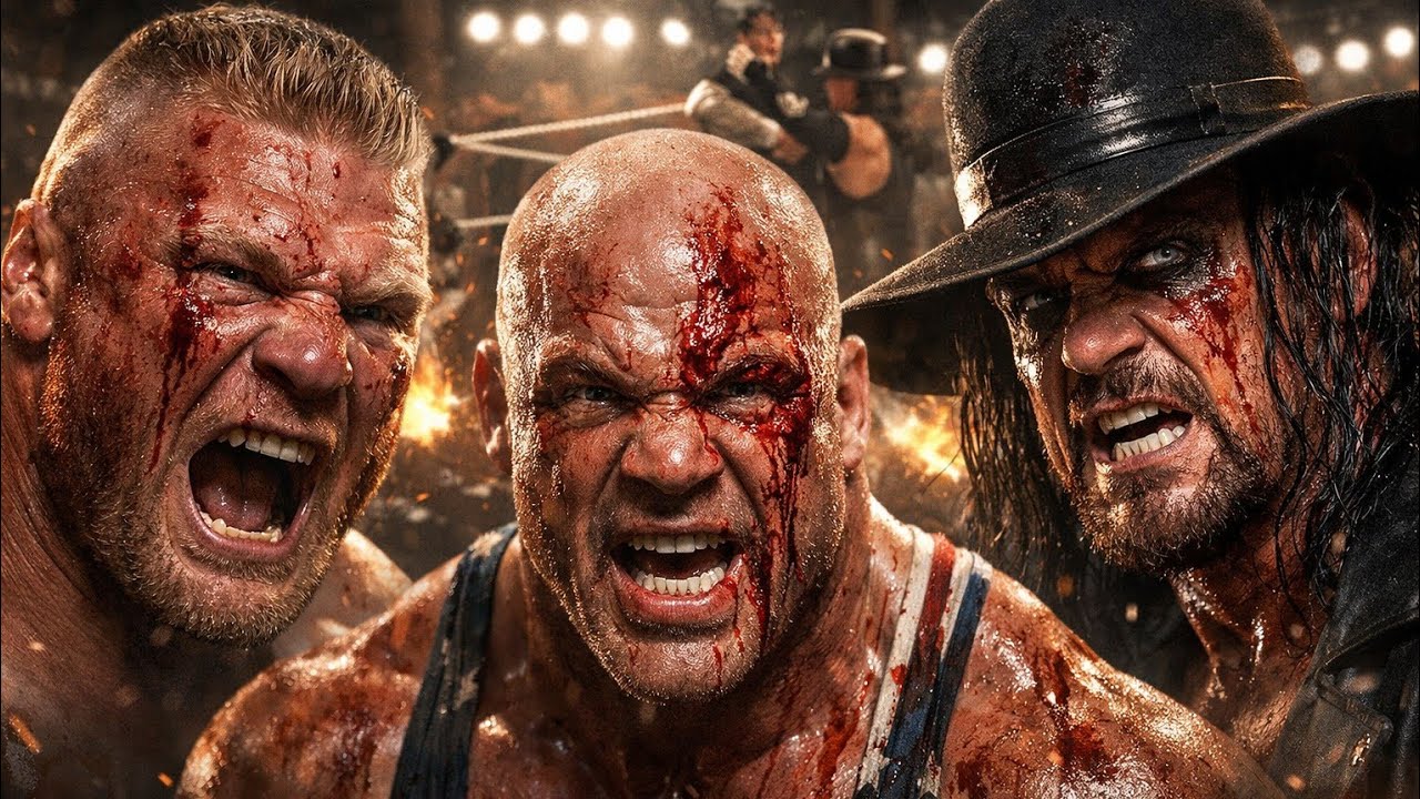 WWE 2K26 Dream Match – Brock Lesnar vs Undertaker vs Stone Cold Steve Austin