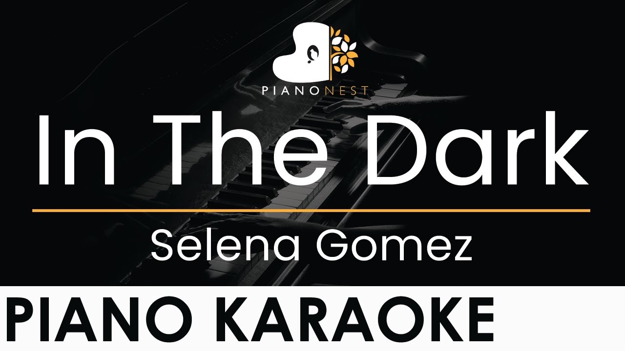 Selena Gomez - In The Dark - Piano Karaoke Instrumental Cover with Lyrics