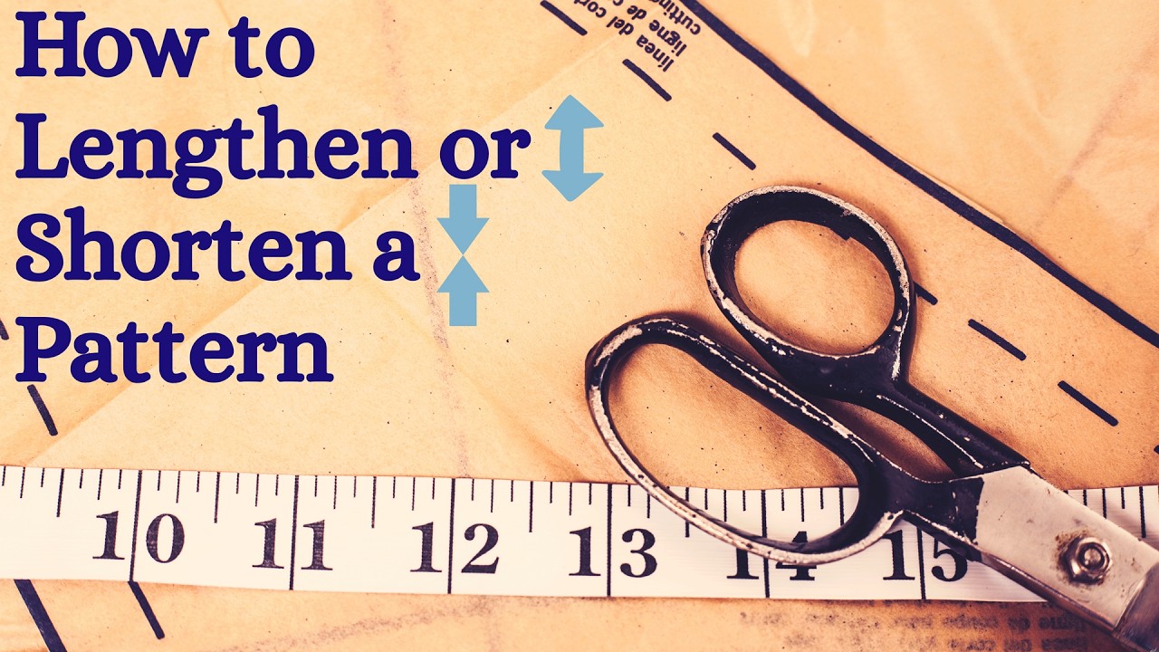 Lengthen Or Shorten a Sewing Pattern