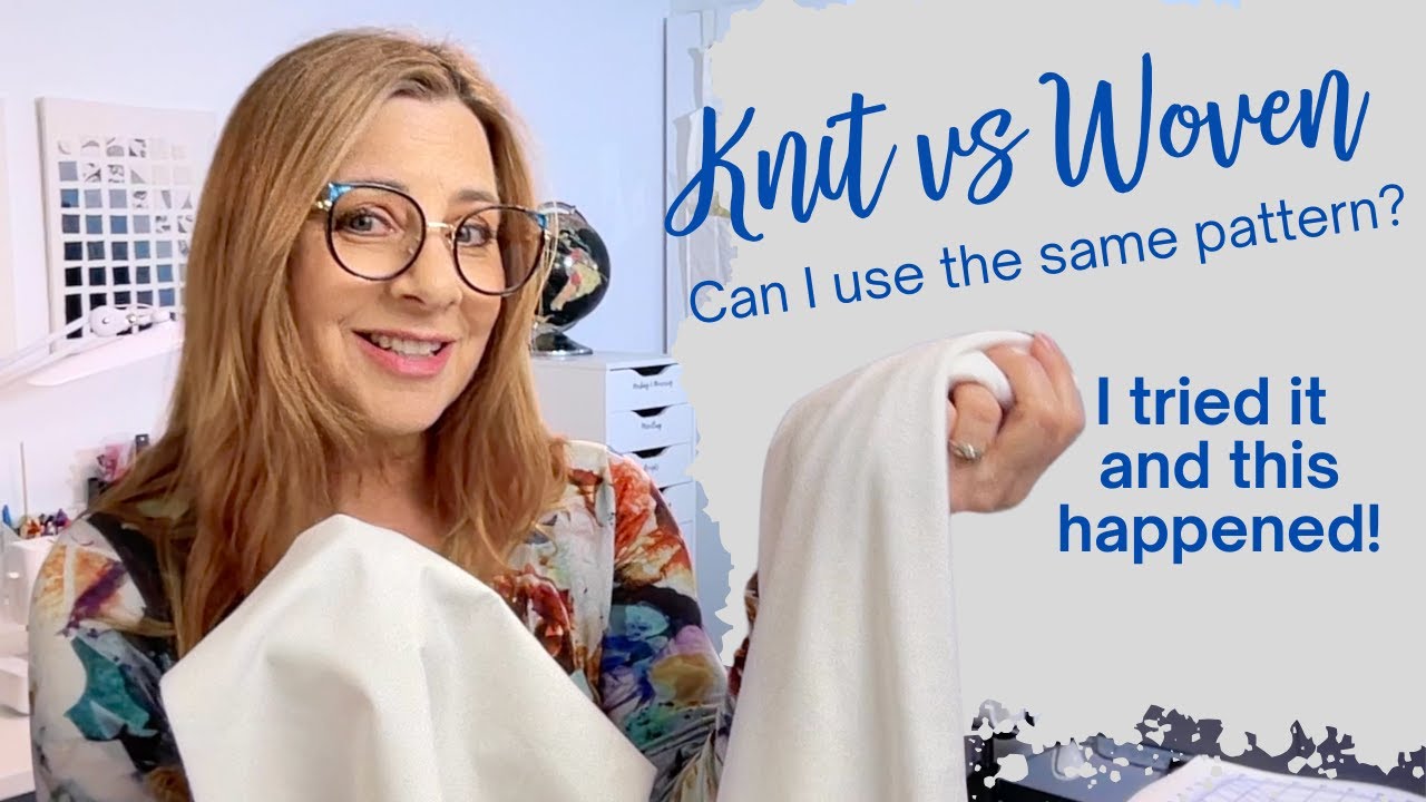 Sewing with Knits vs Wovens: The Adrienne Blouse