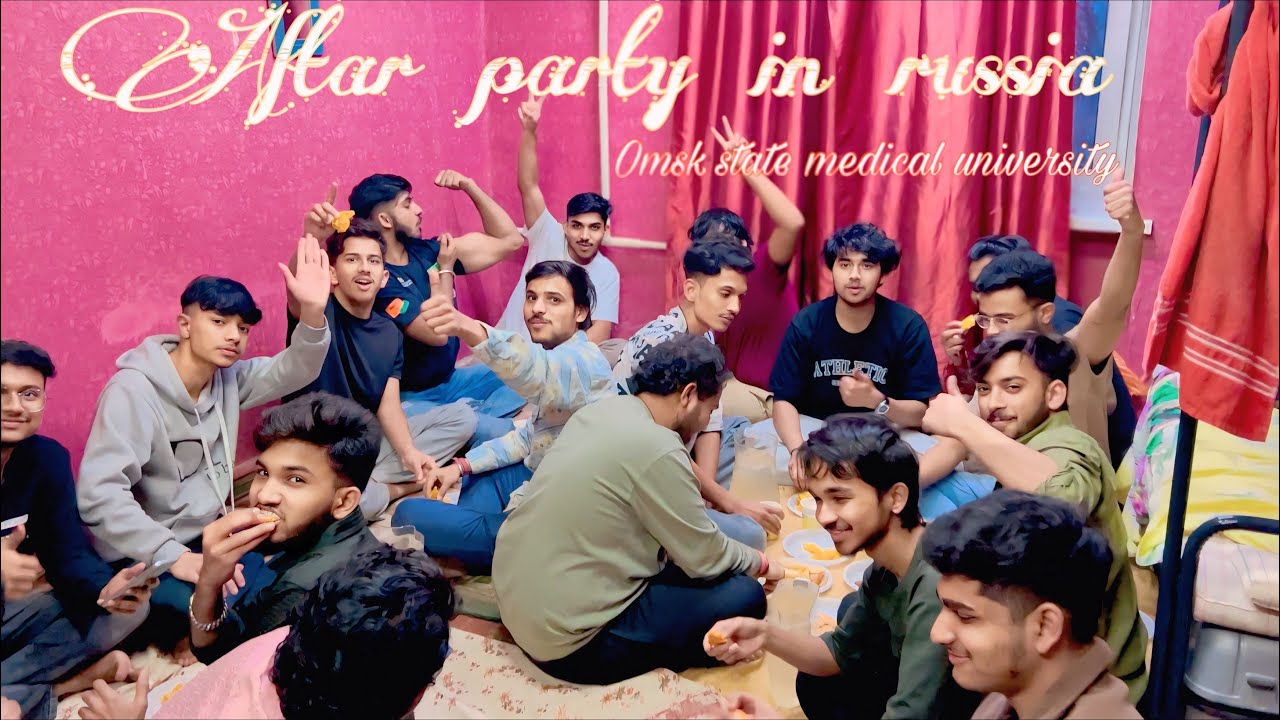 Aftaar party in OSMU ||omskstatemedicaluniversity|| mbbs abroad || mbbs russia|| russia