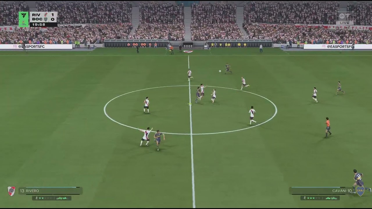 River vs boca (Primer tiempo completo)