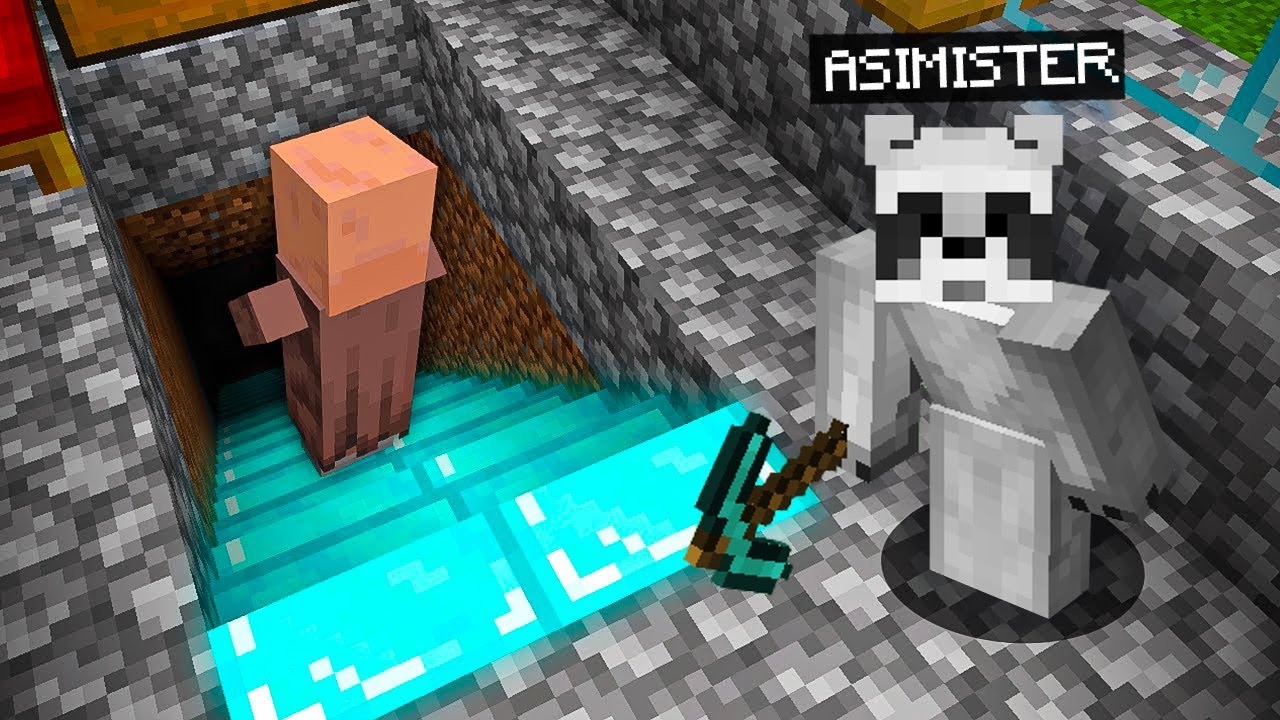 Kam Vedú Tieto Diamantové Schody u Villagera Doma ? - Minecraft