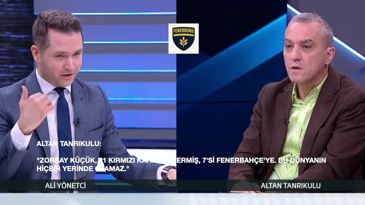 Zorbay Küçük, 21 kırmızı kart göstermiş, 7'si Fenerbahçe'ye. Bu dünyanın hiçbir yerinde olamaz.