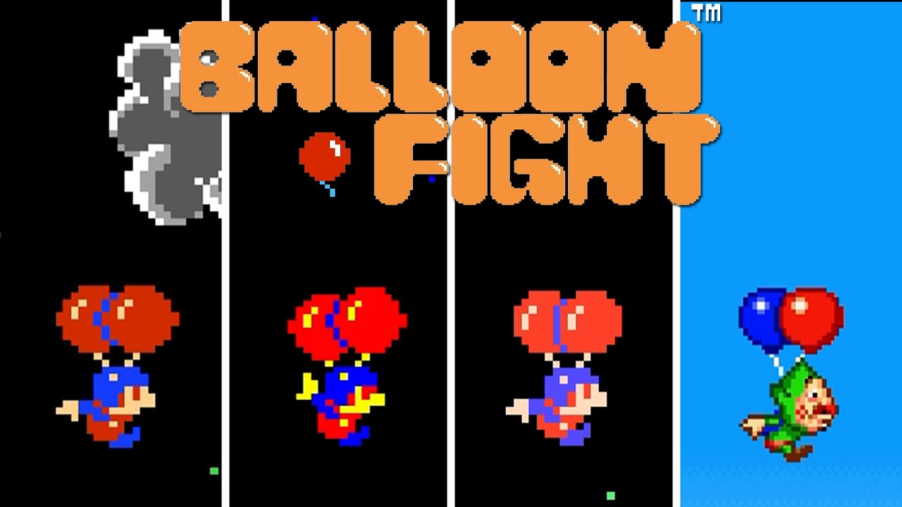 Balloon Fight - Versions Comparison (HD 60 FPS)