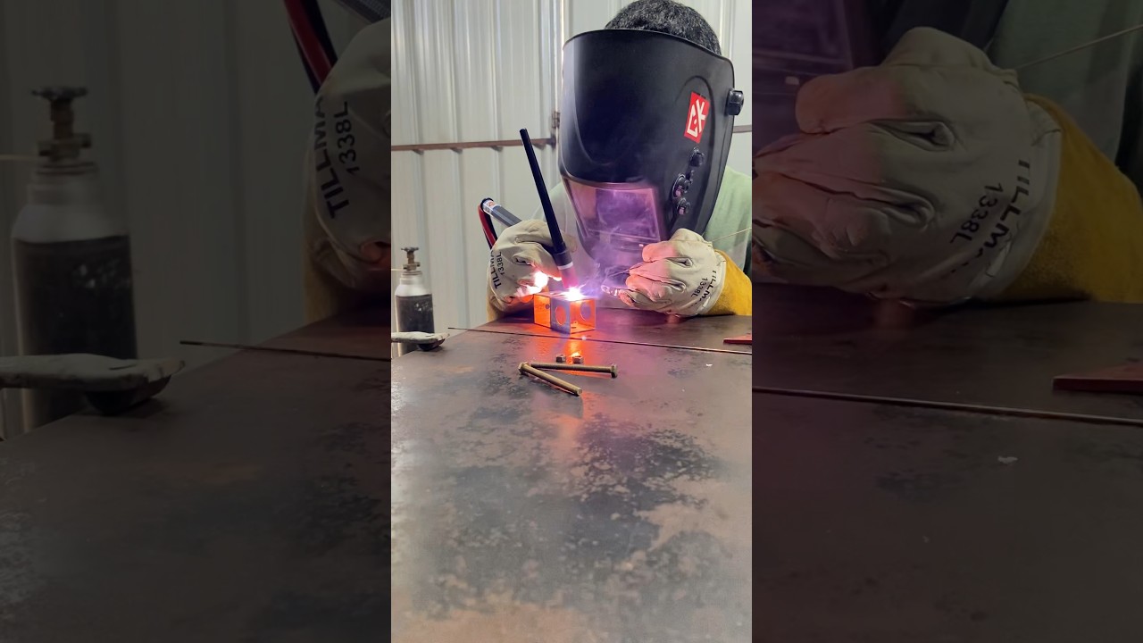 DIY Tig Welding Arm Rest ,Hobby Welder #shorts