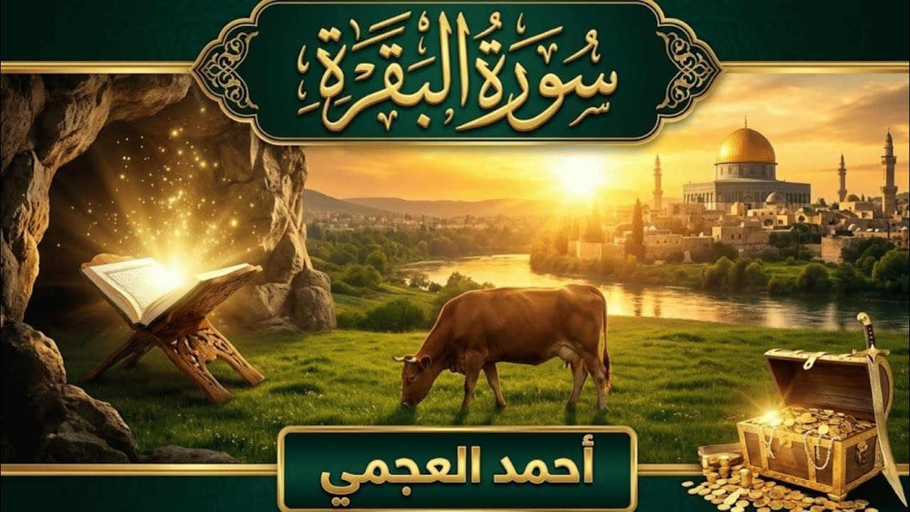 سورة البقرة كاملة بصوت أحمد العجمي رقية شرعية لتحصين البيت وطرد الشياطين تلاوة تهز القلب وتريح النفس