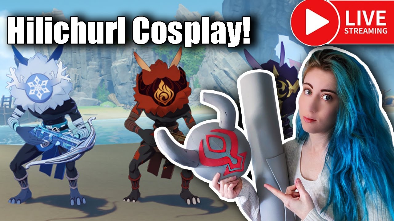 BlizzCon Recap + Hilichurl Cosplay- Genshin Impact (Episode 3) Live Crafting Stream