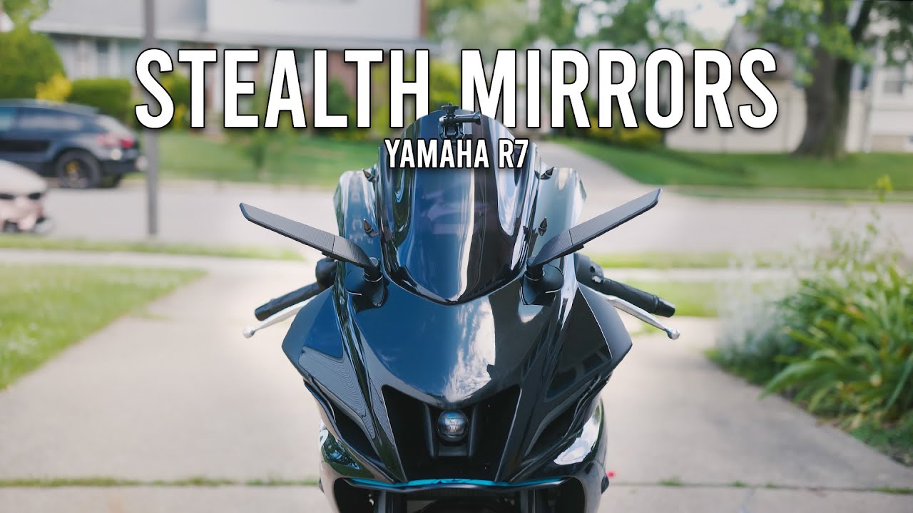 Бюджетные боковые зеркала заднего вида Yamaha R7 Stealth | Что-то пошло не так?
