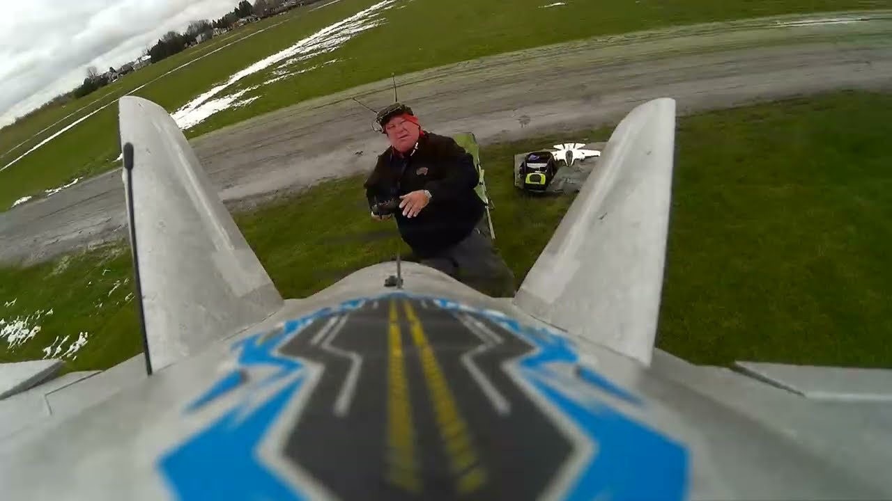 Atomrc Dolphin pro full flight rear camera view