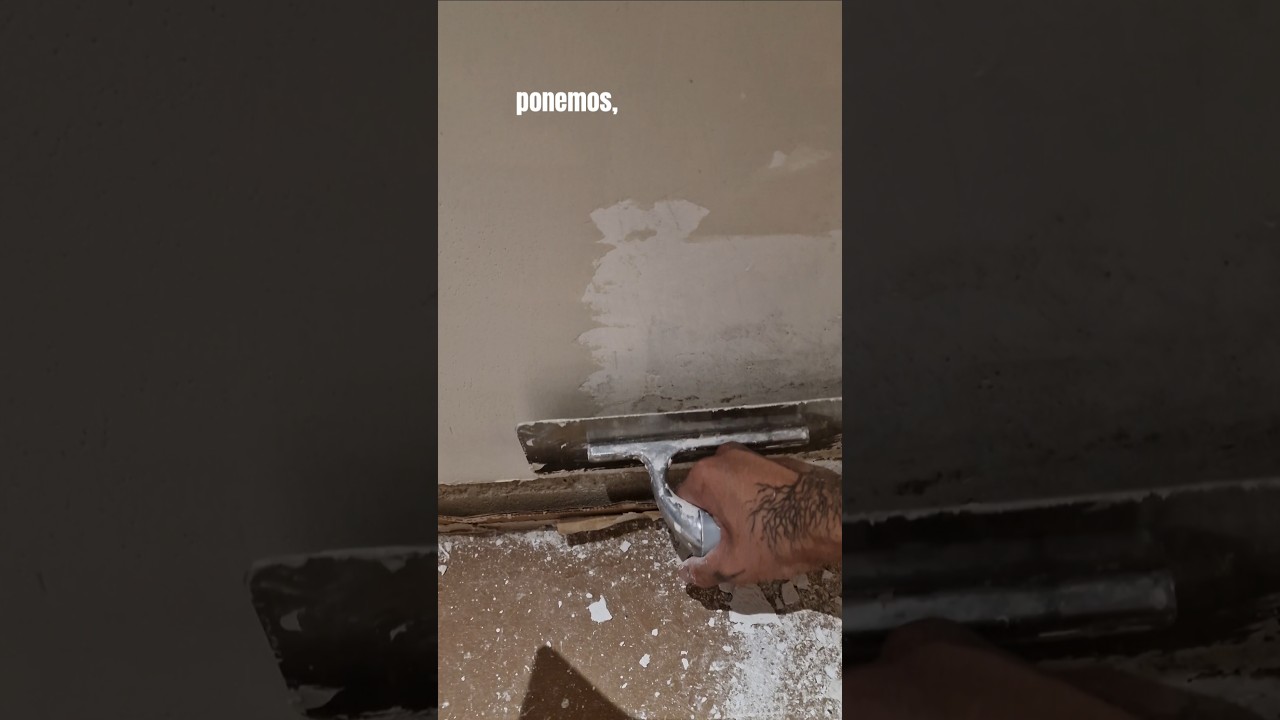 &iexcl;&iexcl;APRENDE !! como alisar #paredes masilla de #renovation 🤯🤯#carpinteria #bricolage #pintura #tips