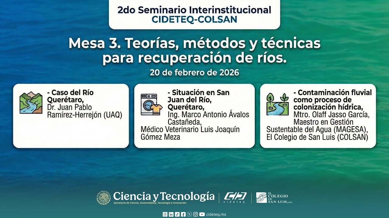 Tercer Capítulo - 2° Seminario Interinstitucional CIDETEQ-COLSAN