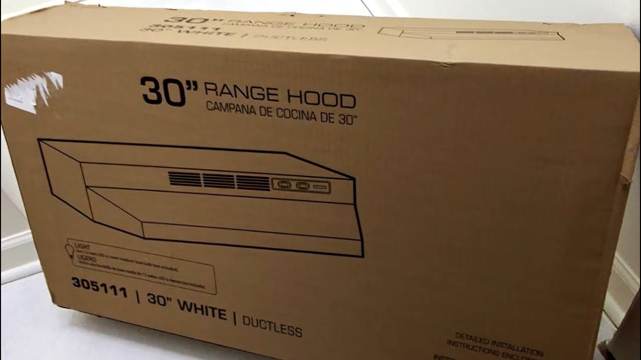 APARTMENT MAINTENANCE HOW TO INSTALL 30” RANGE HOOD DUCTLESS | INSTALACION DE CAMPANA DE COCINA 30”